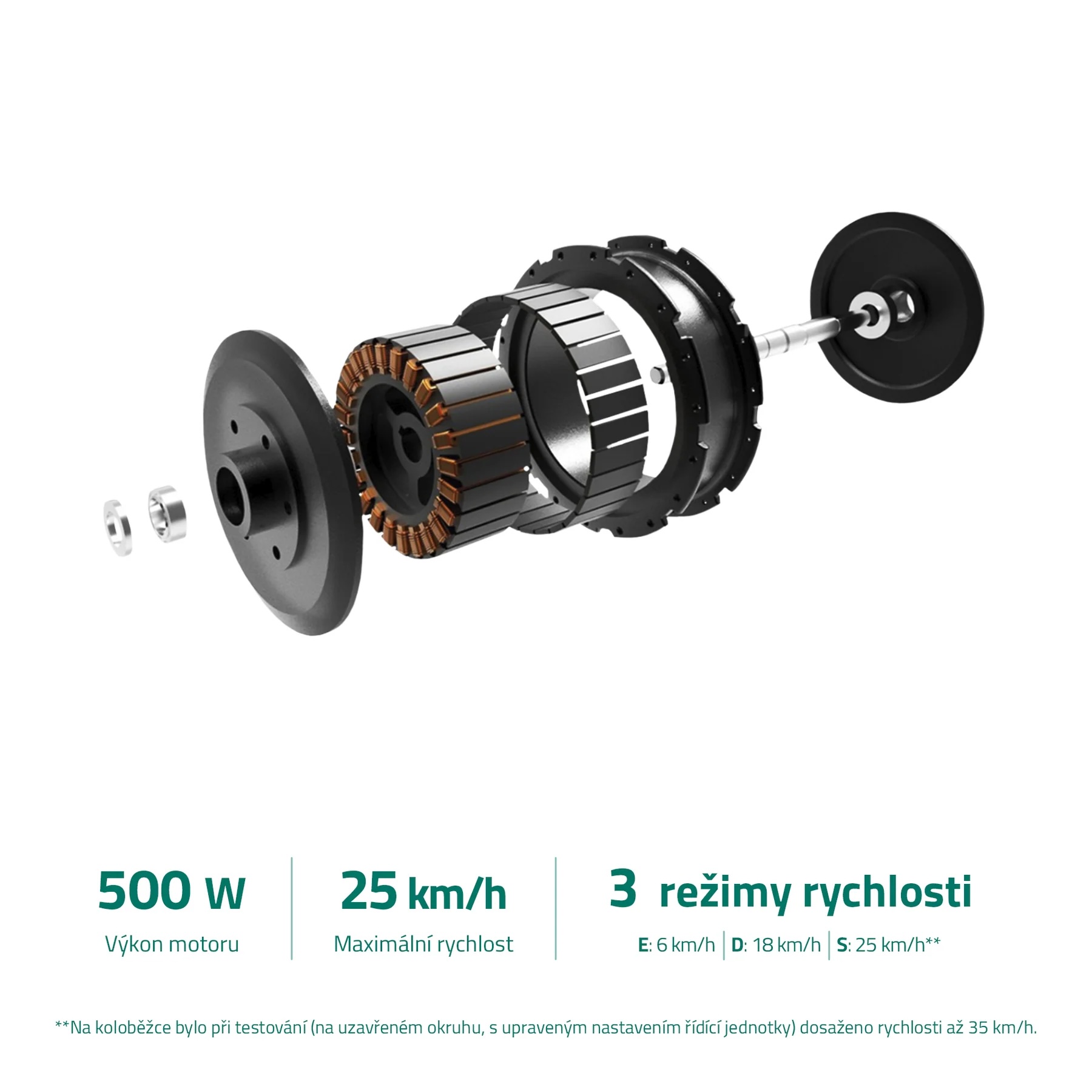 LAMAX eGlider SC40 motor detail